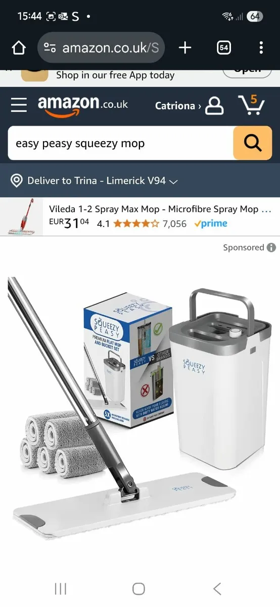 Squeasy Peasy Mop