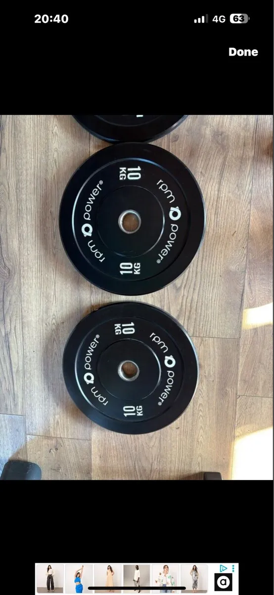 RPM OLYMPIC BUMPER WEIGHTS , 2 X 10+ 2 X 5KG - Image 3