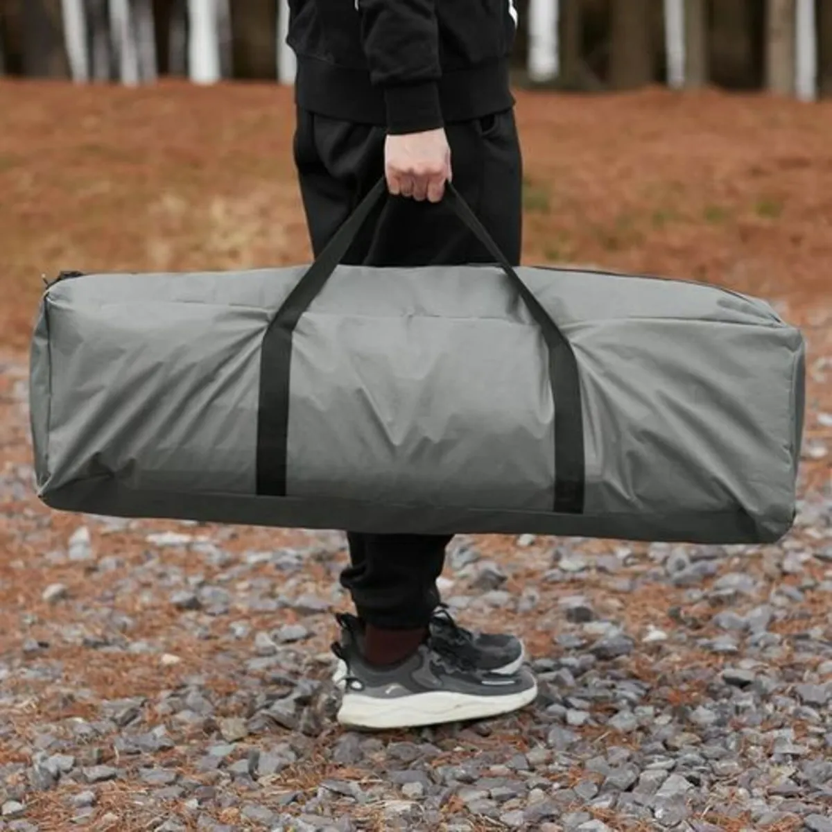 Tent 4 in 1 Set incl camp bed, tent roof, mattress - Image 2