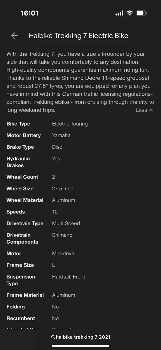 Haibike E Hybrid - Image 1