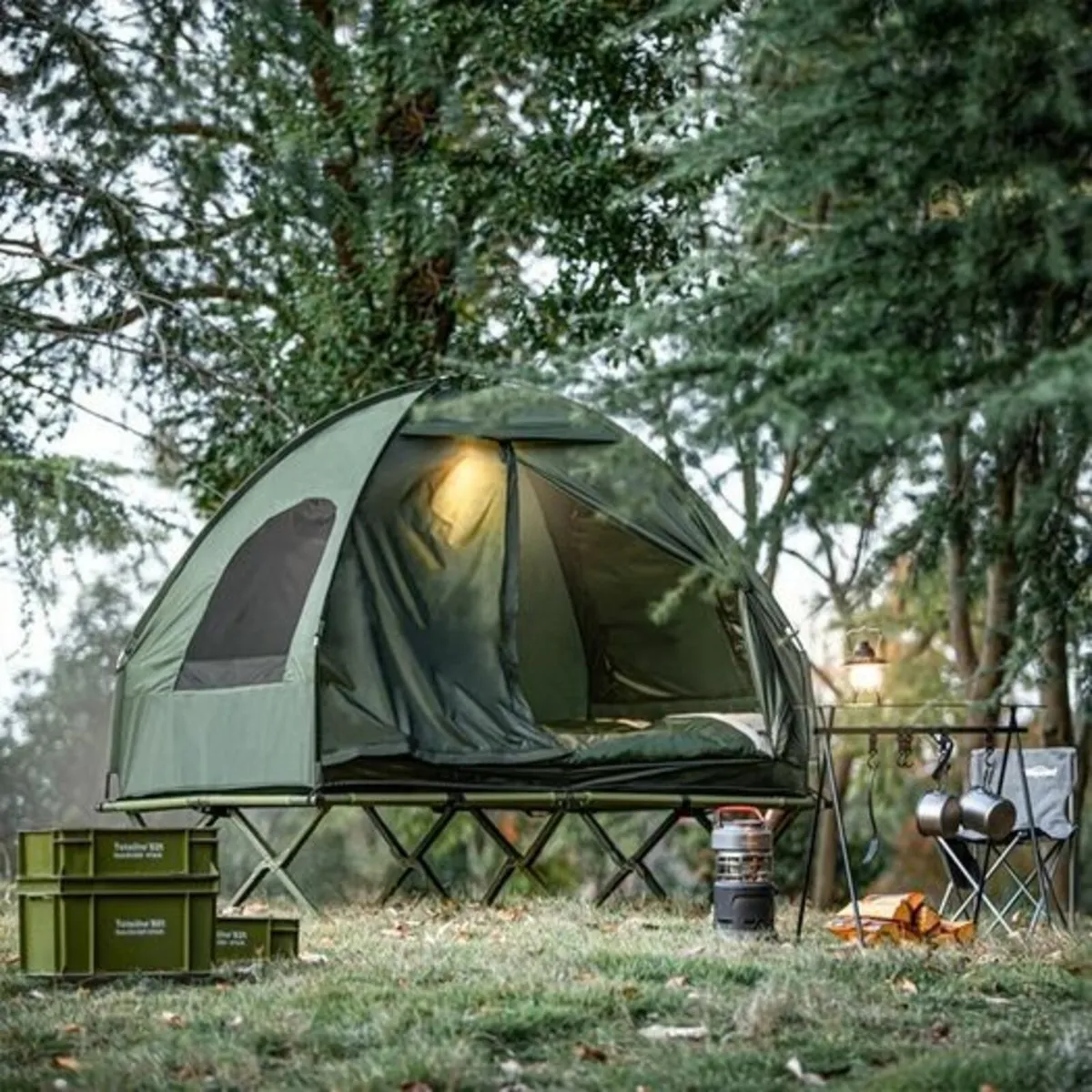 2 Person 4in1 Tent For 2 Persons Pop-Up Tent Camp - Image 1