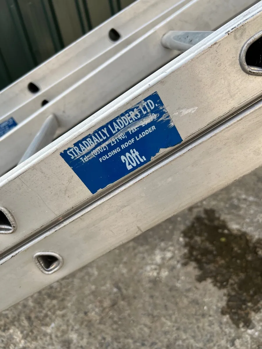 Aluminium roofing ladder - Image 2