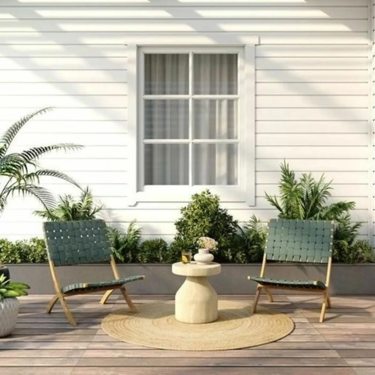 2 x Garden Chairs - Image 3