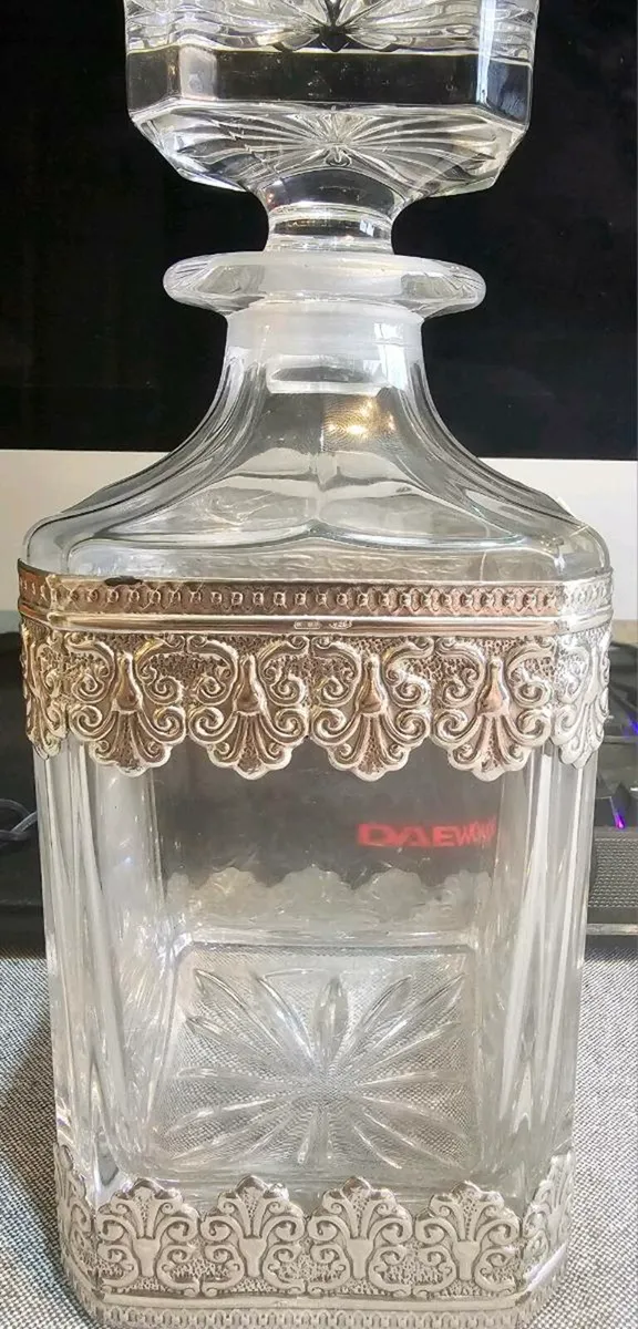 Whisky/brandy silver decanter - Image 2