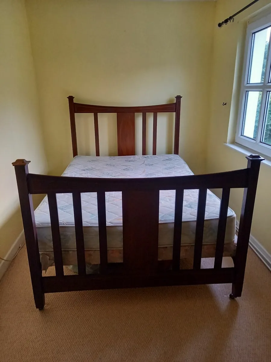 Mahogany Double Bed - Image 2