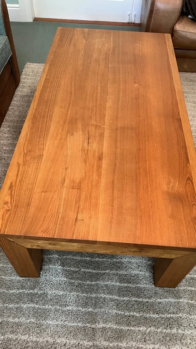 Coffee table solid oak. Scandi style - Image 1