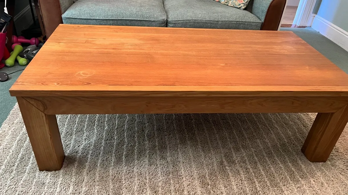 Coffee table solid oak. Scandi style - Image 2