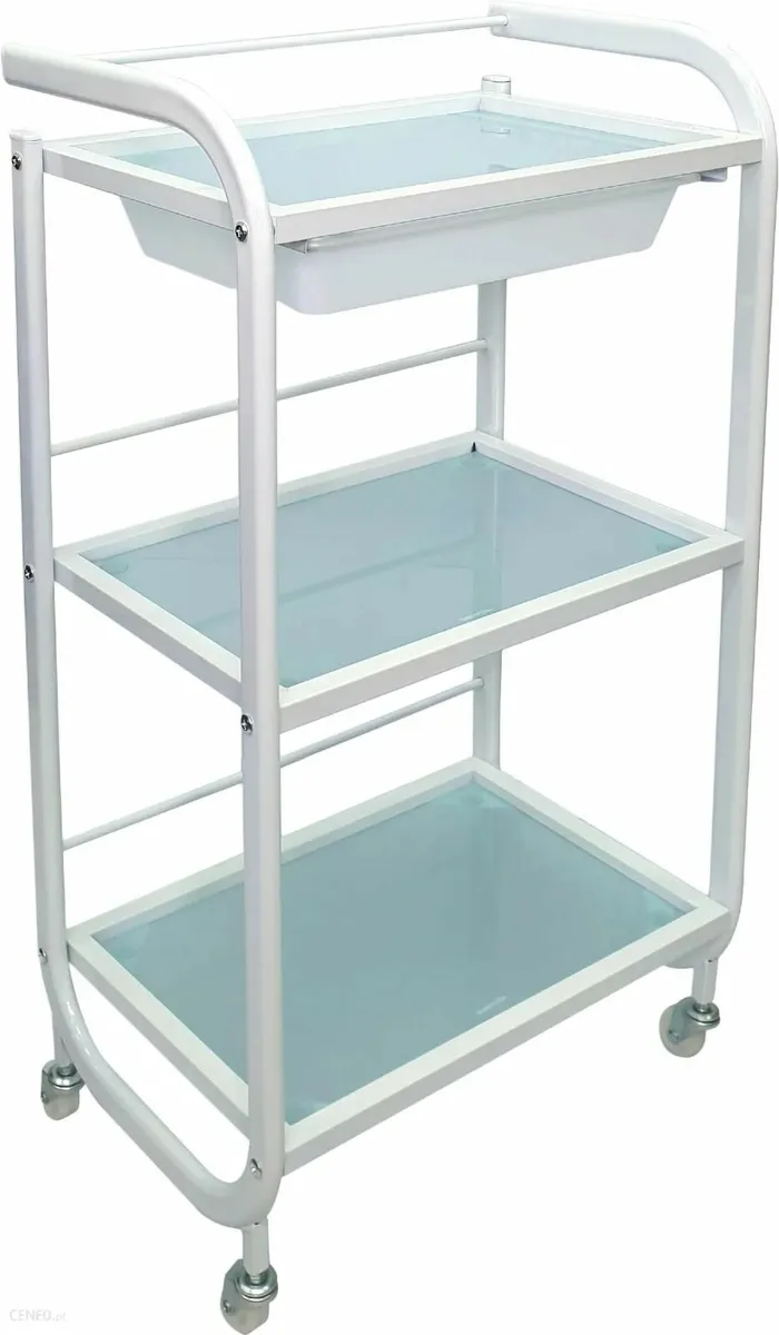 GP nurse station, Beauty spa trolley helper shelf - Image 4