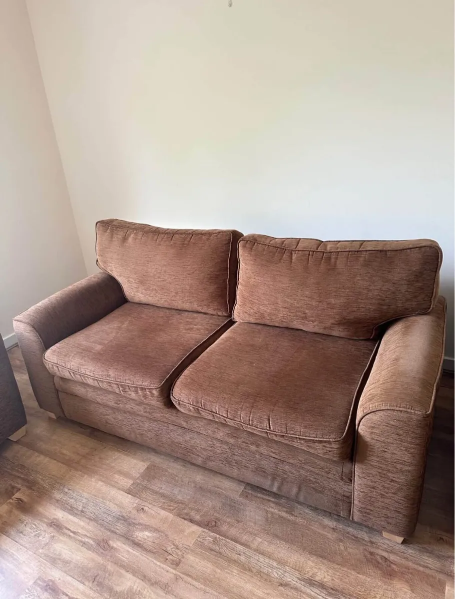 Living room set with 2-seater sofa and armchair - Image 3
