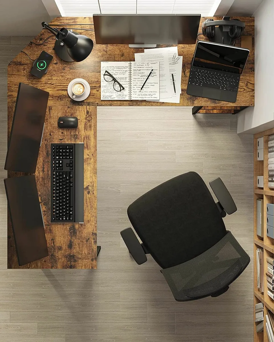 New Industrial L Shaped Office Desk - FREE P&P - Image 1