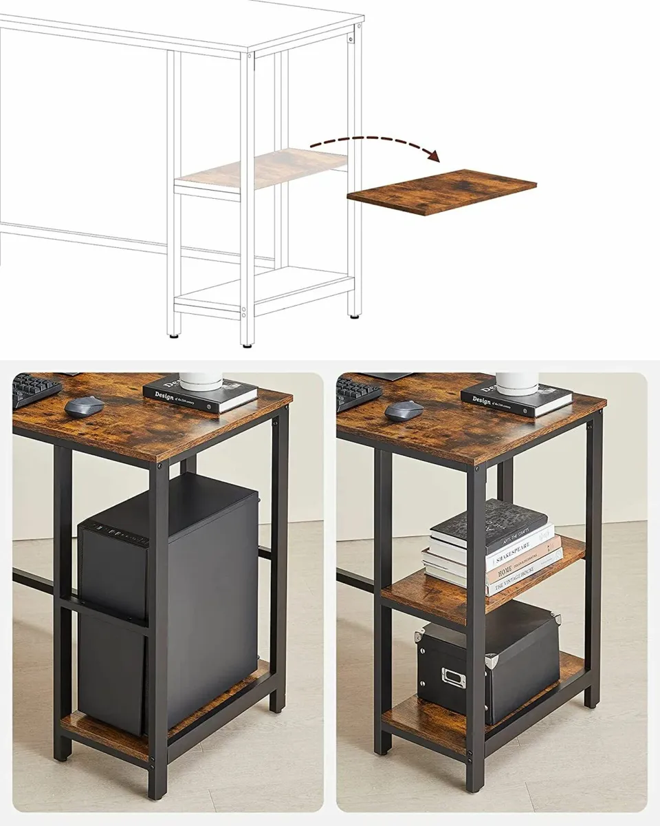 New Industrial L Shaped Office Desk - FREE P&P - Image 3