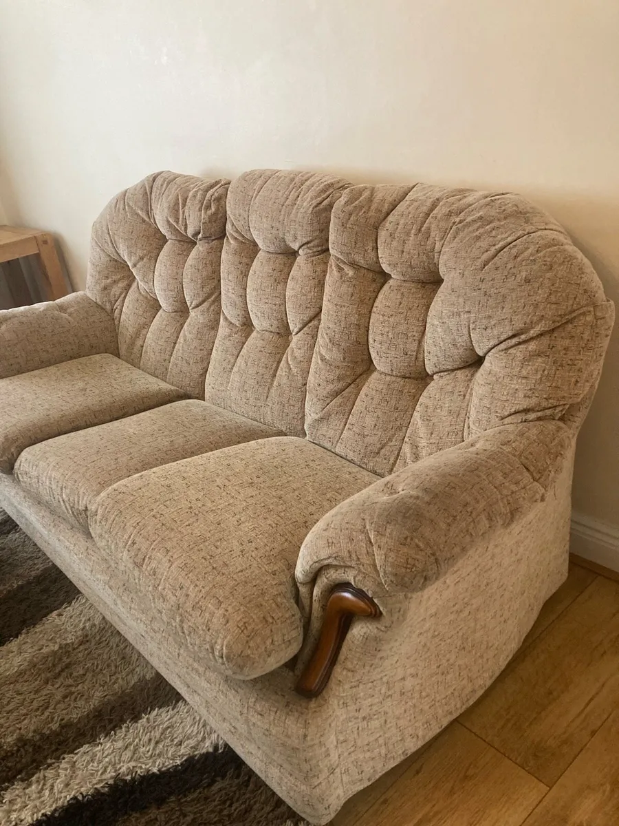 Sofa and chairs 3-piece suite - Image 3