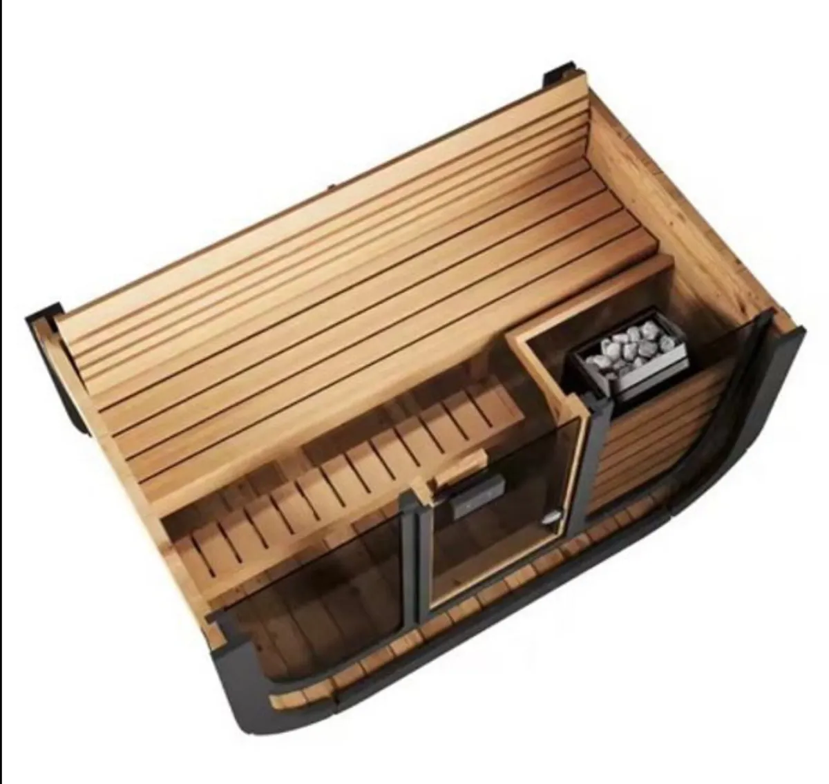 3 person Outdoor Sauna Harvia - Image 4