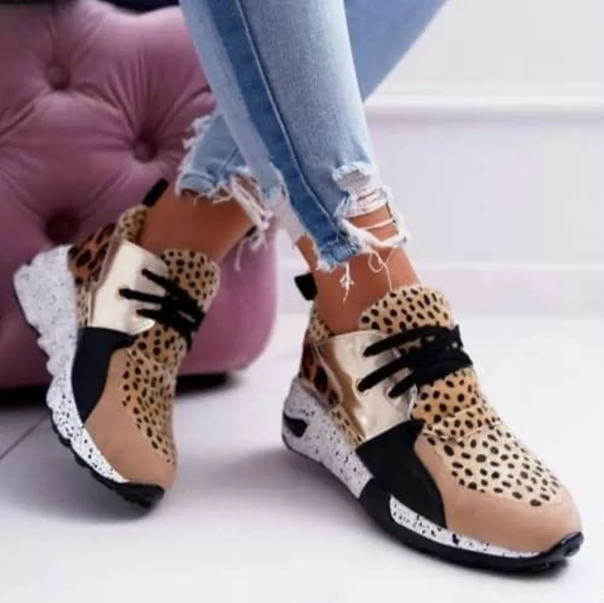 New Leopard Runners sizes 3-8 - Image 1