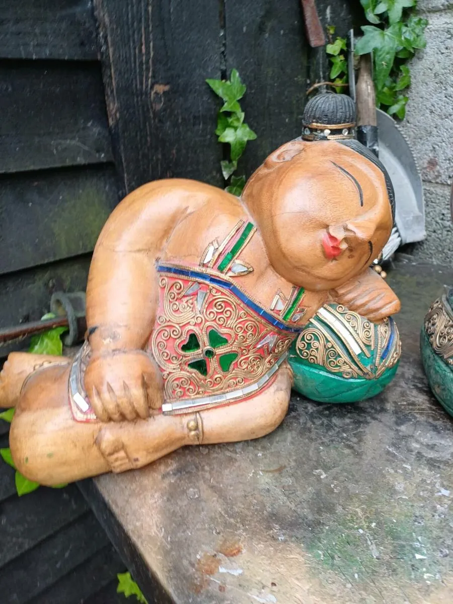 Large Vintage Sleeping Buddhas - Image 2