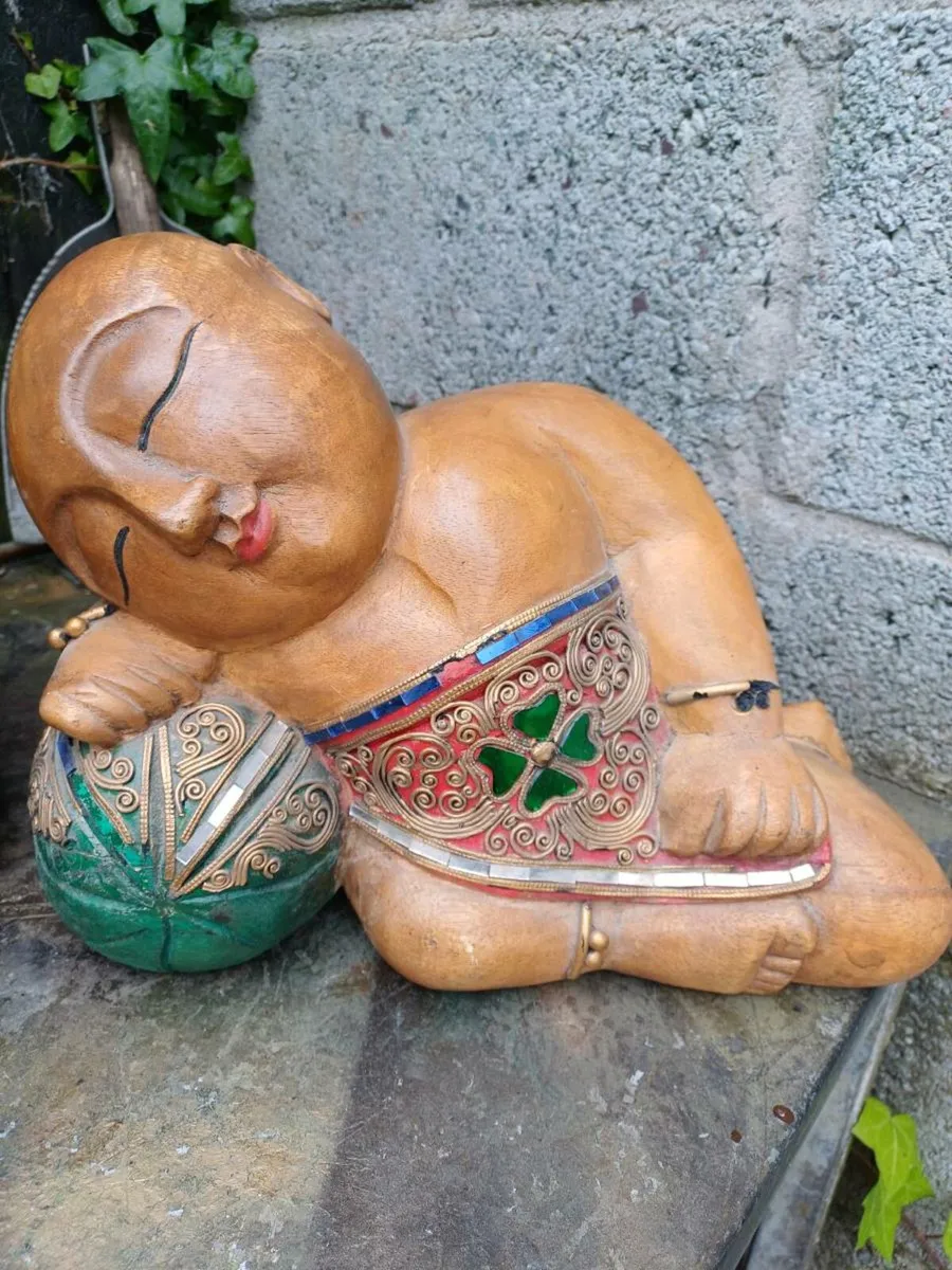 Large Vintage Sleeping Buddhas - Image 3