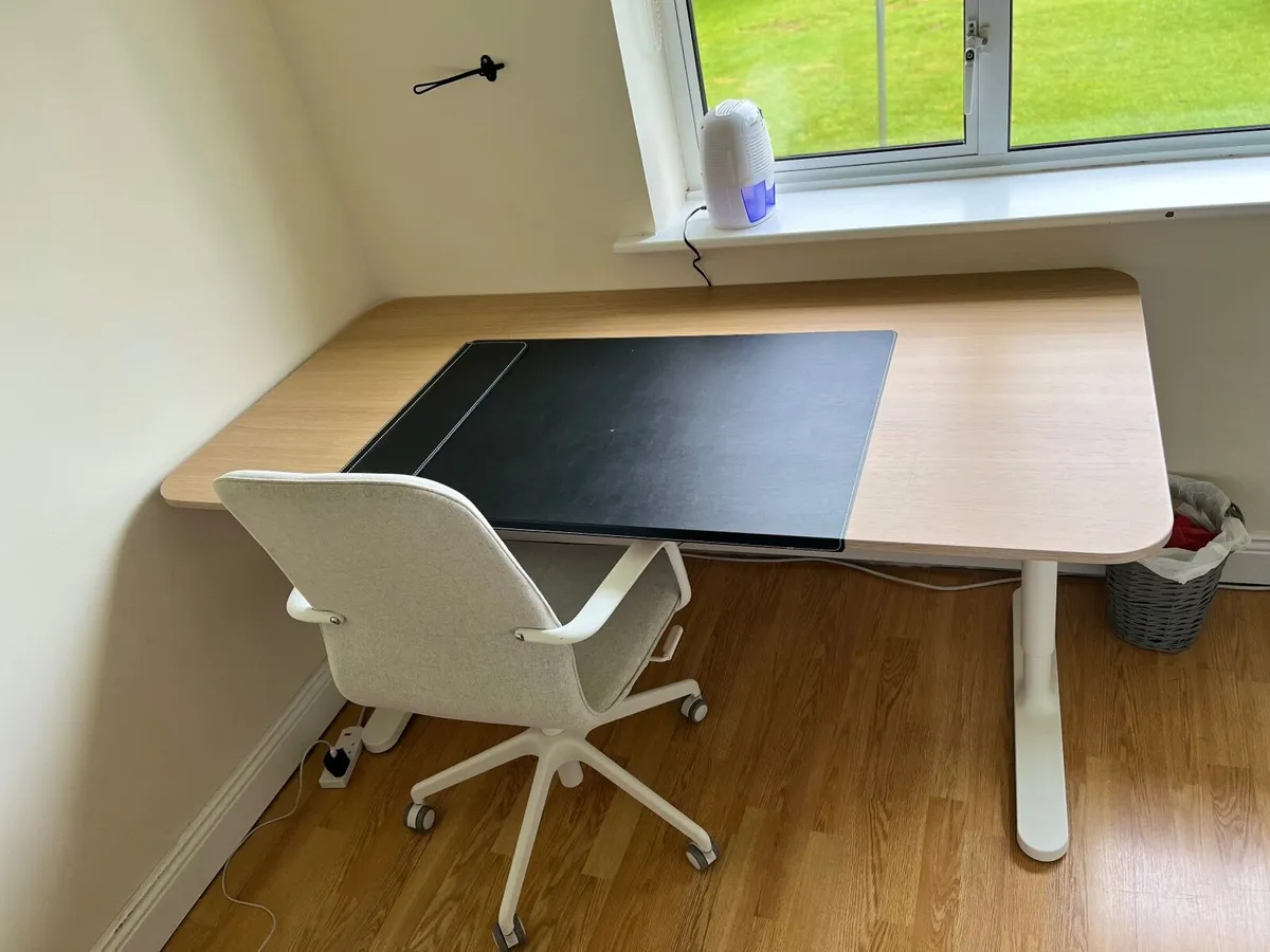 Office table and chair - Bekant - Image 1