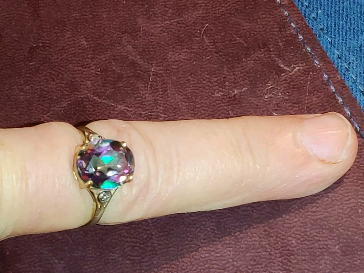 MYSTIC & DIAMOND, 9CT Gold Large Dress Ring ! - Image 3