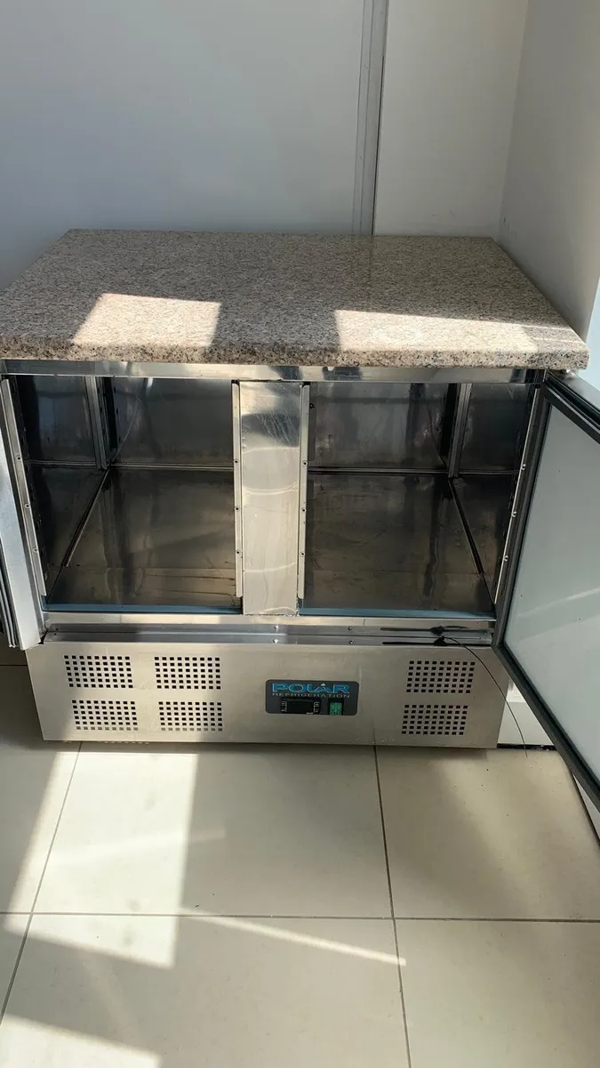 2 Door marble top fridge - Image 2