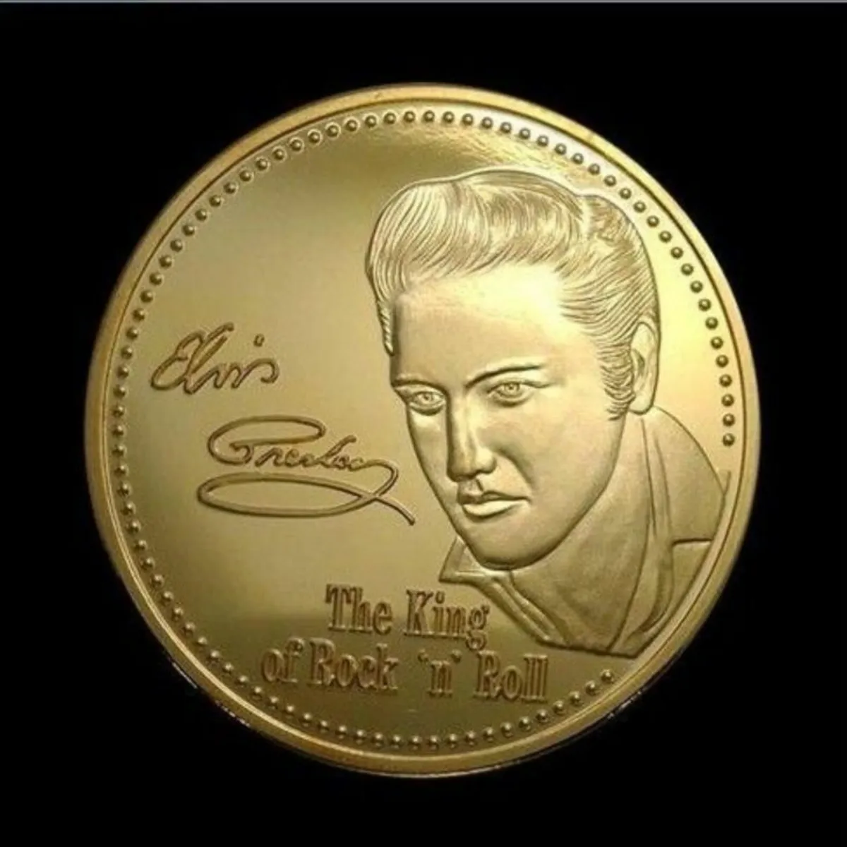 Elvis ,The Coin, Free Post - Image 1