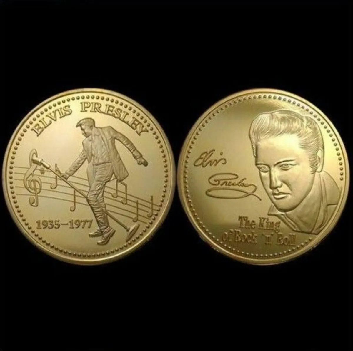 Elvis ,The Coin, Free Post - Image 2