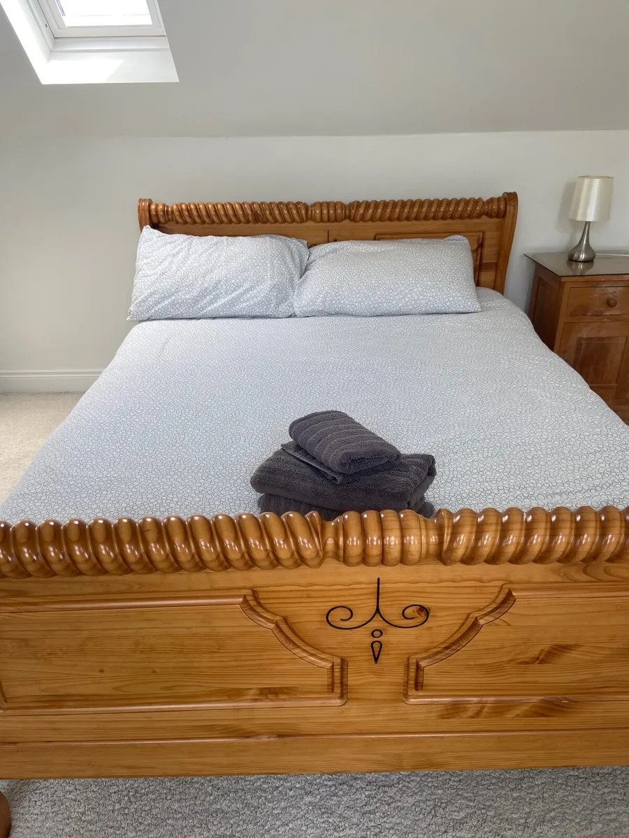 King Size Bed with Mattress - Image 2