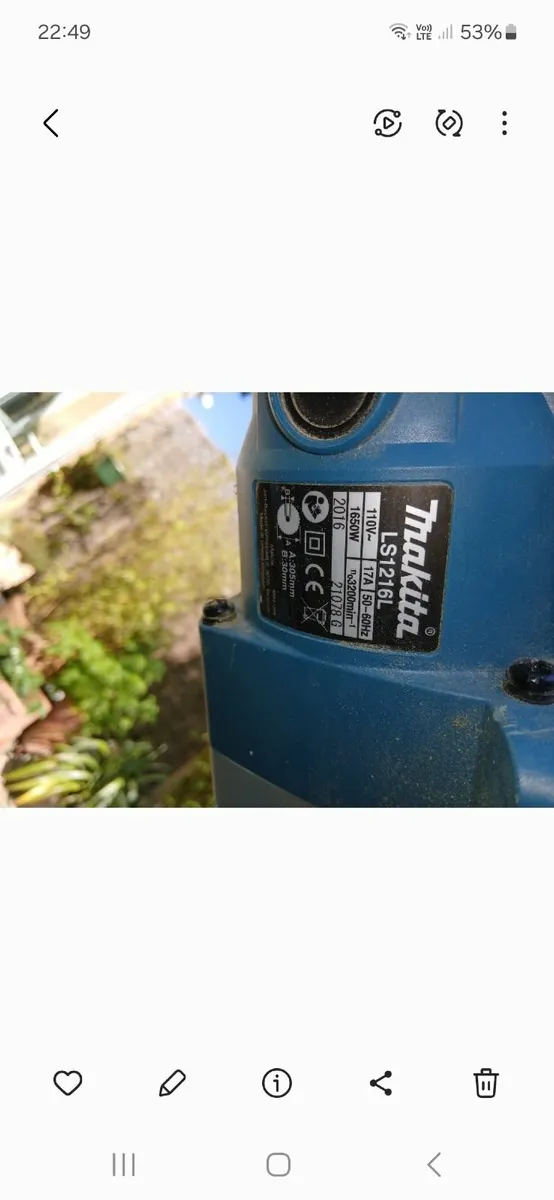 Makita chop saw - Image 2
