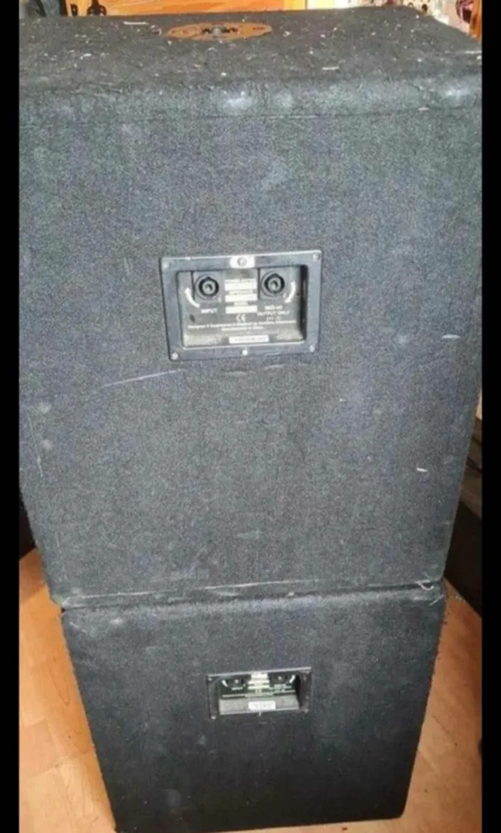 Bass Speakers Front Loaded PA - Image 2