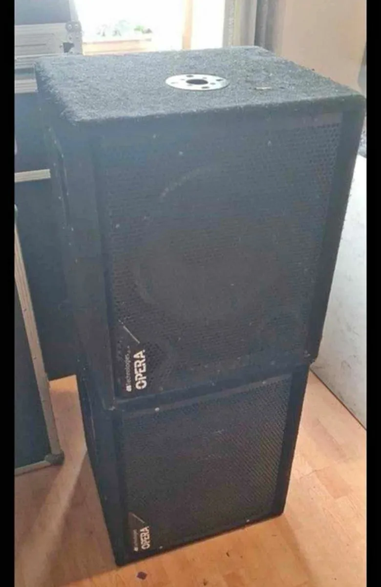 Bass Speakers Front Loaded PA - Image 1