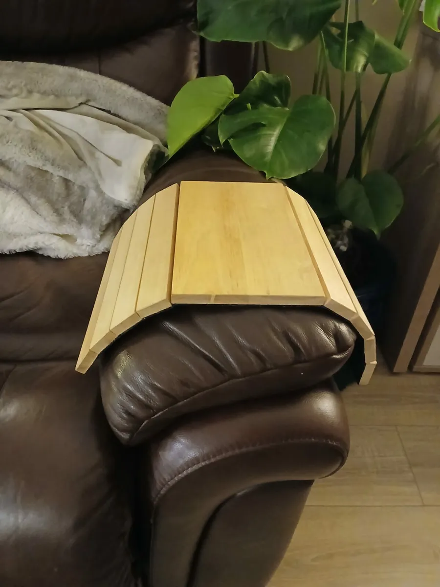 Foldable wooden arm rests - Image 1