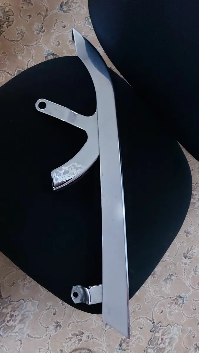 Harley Davidson Sportster chrome belt guard - Image 3