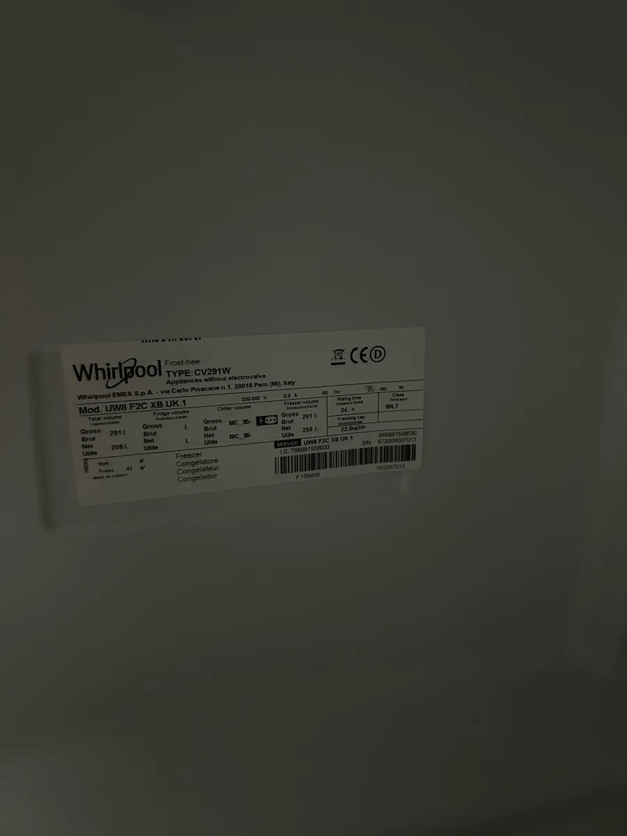 Whirlpool Freezer - Image 3