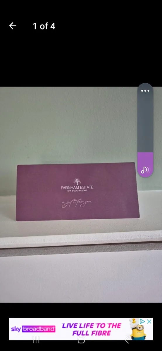 Hotel voucher Farnham Estate. - Image 1