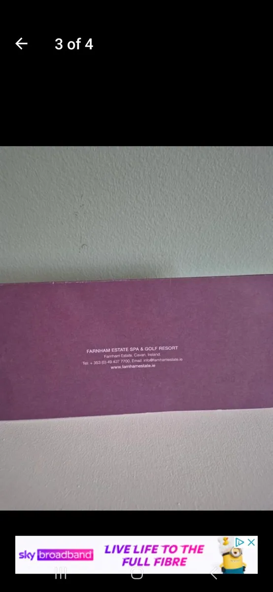 Hotel voucher Farnham Estate. - Image 3