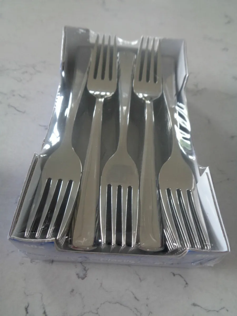 Metalised Plastic Cutlery For Sale - Image 3