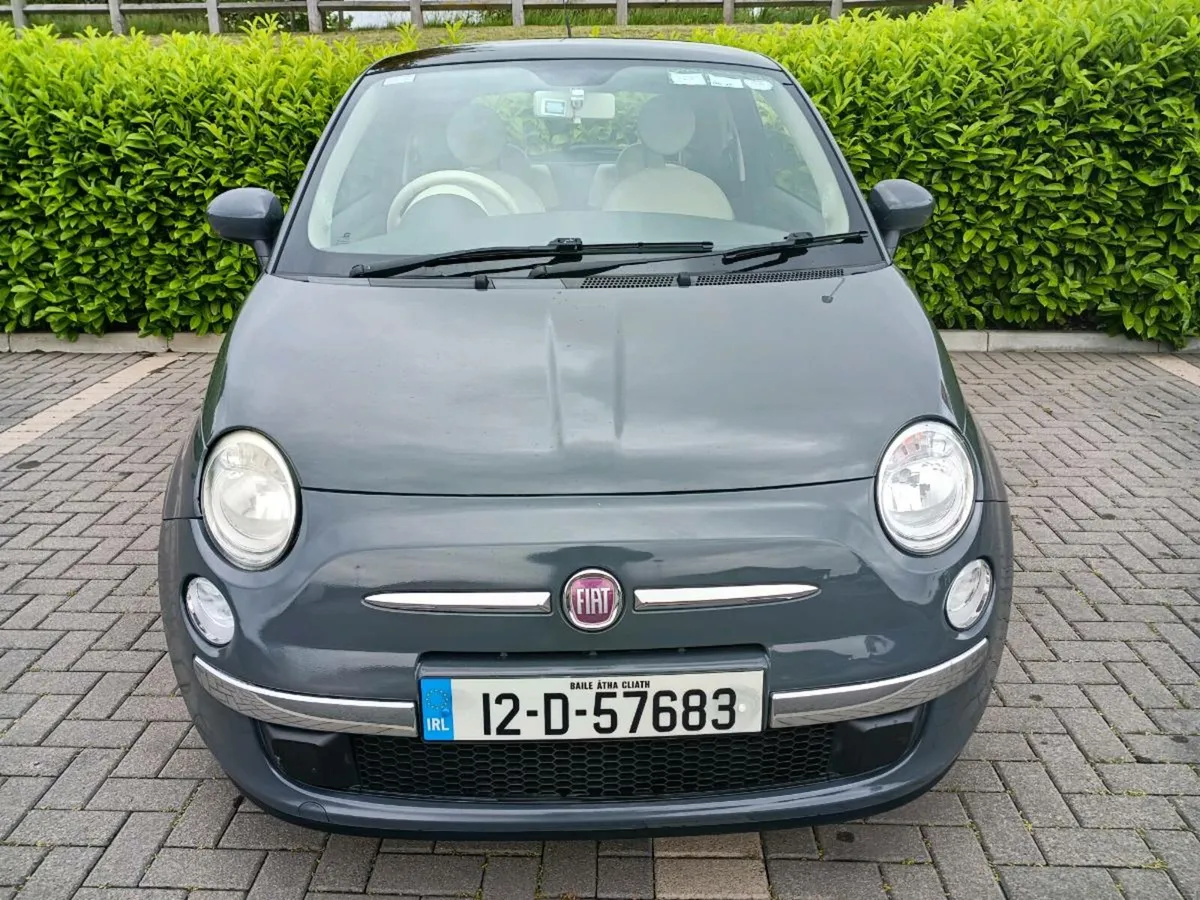 12 FIAT 500 1.2 PETROL ONLY PASSED NCT 06/26 - Image 2