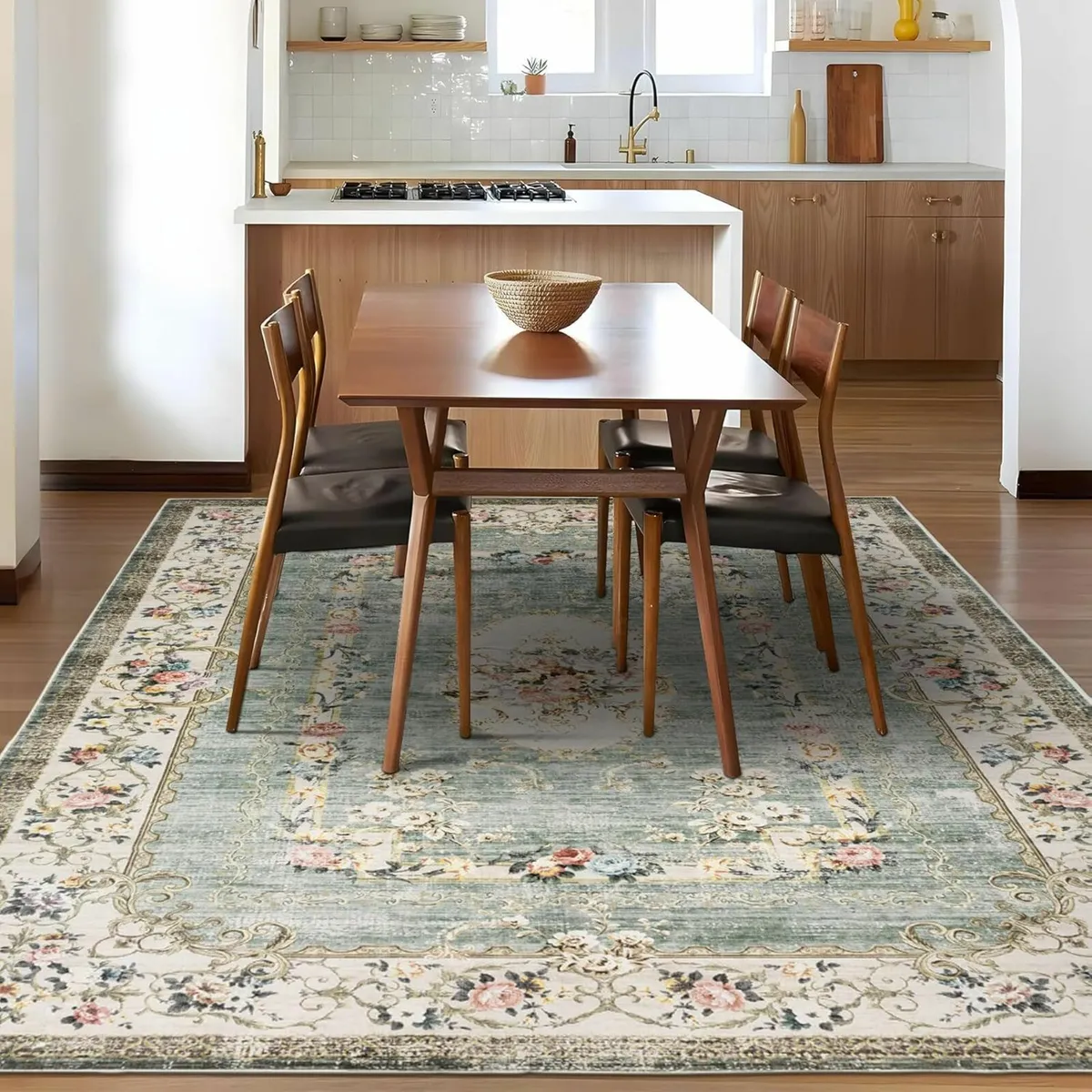 Living Room Large Green Vintage Boho 190x280cm - Image 2