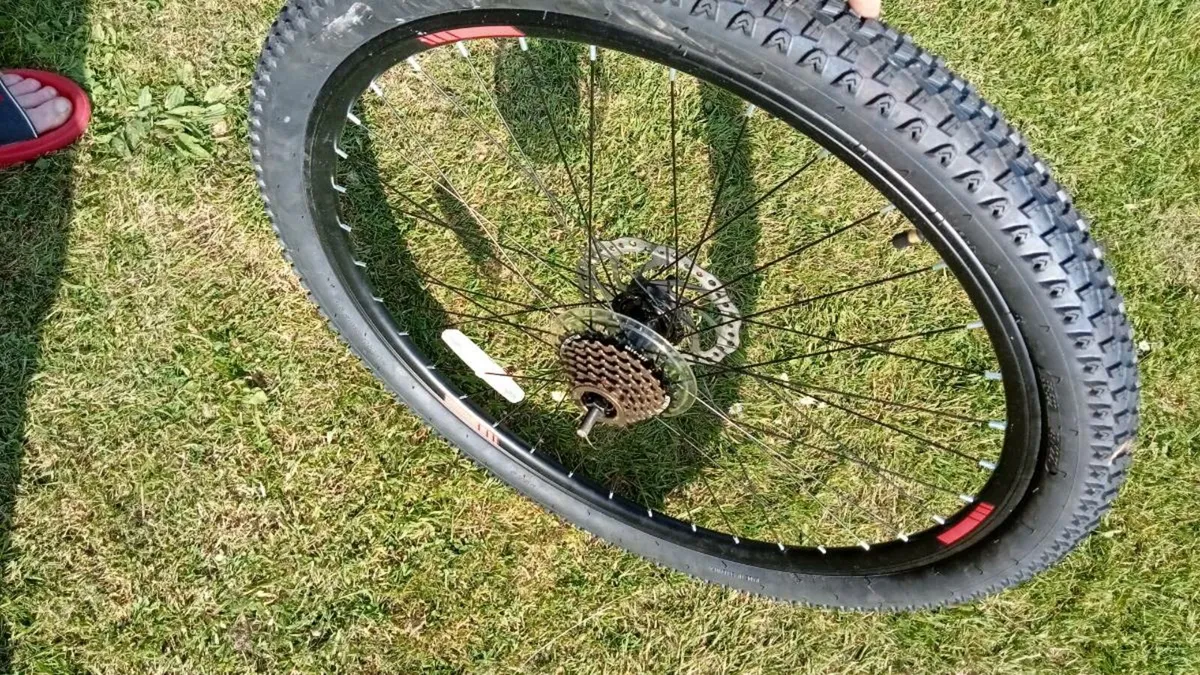 Brand new mountain bike wheel & derailleur - Image 1