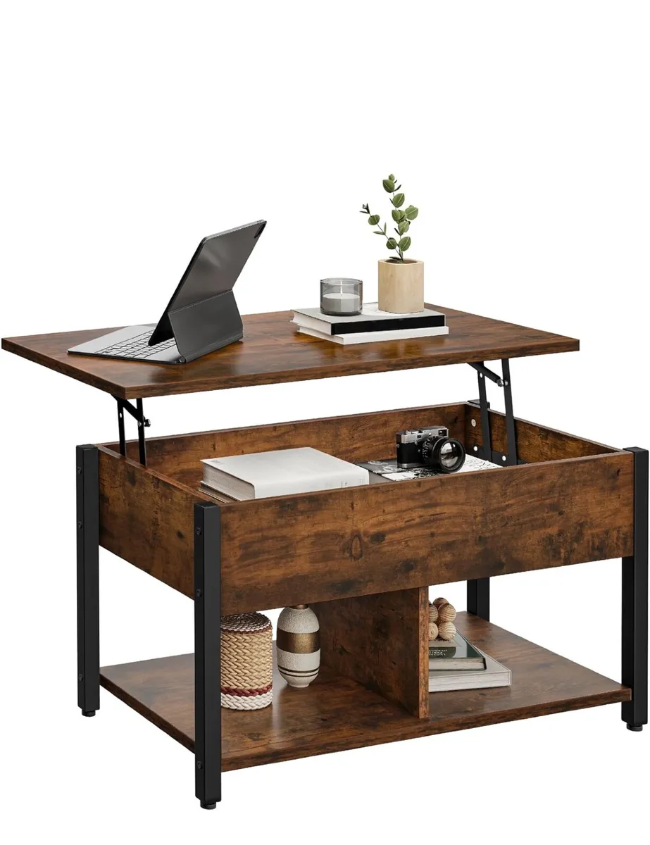 Lift Top Coffee Table, Easy-Lift - Image 3