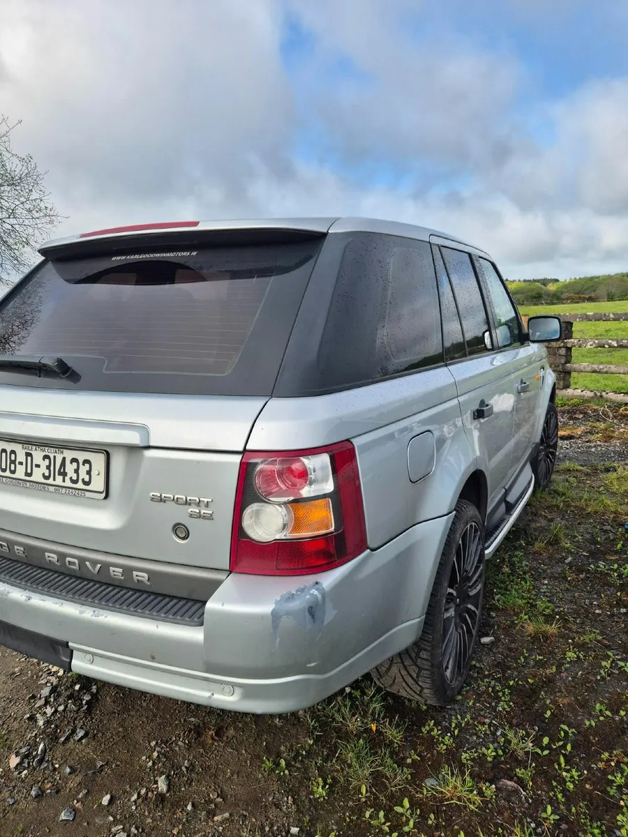 2008 Range Rover Sport - STARTS BUT NON DRIVER - Image 4