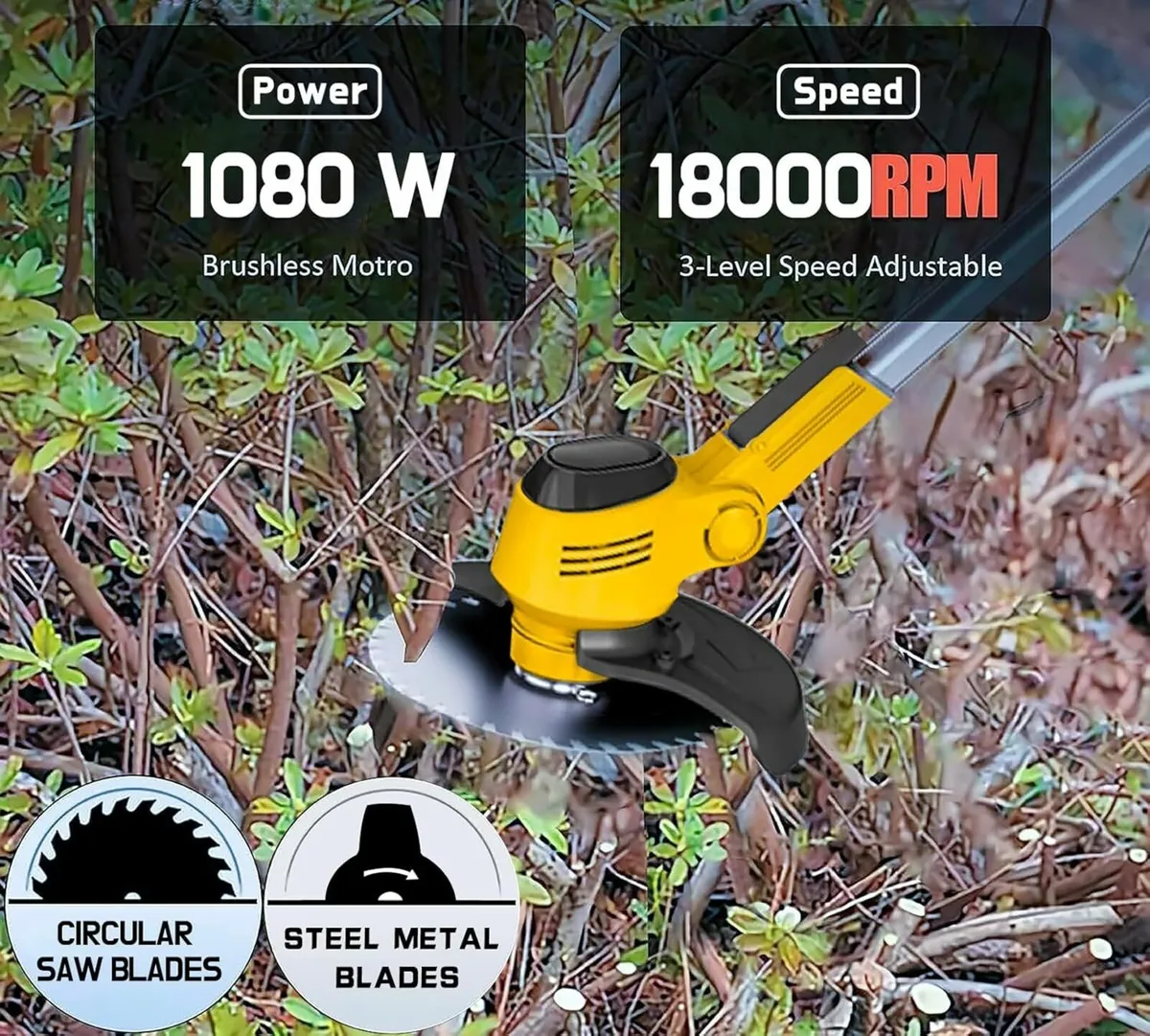 Grass Trimmers Cordless Garden Strimmer Electric - Image 4