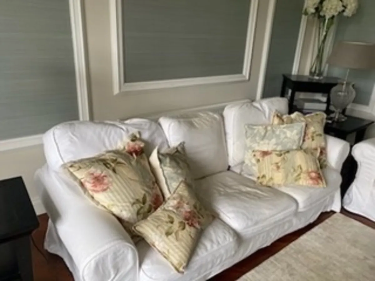 3 IKEA Ektorp Sofas - Image 1