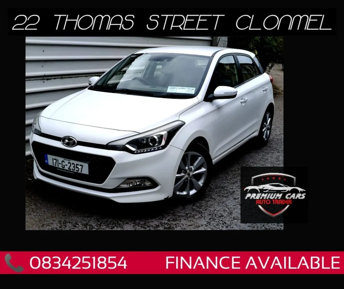 Hyundai i20 2017 NEW NCT FINANCE, WARRANTY - Image 1