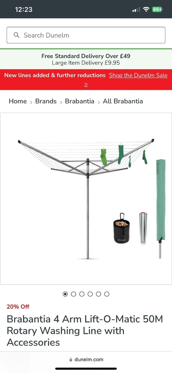 Brabantia liftomatic 50 M - Image 1