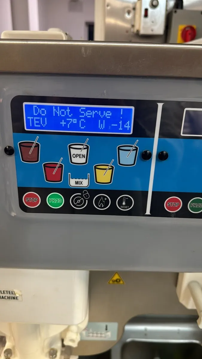 Milkshake machine needs gas - Image 1