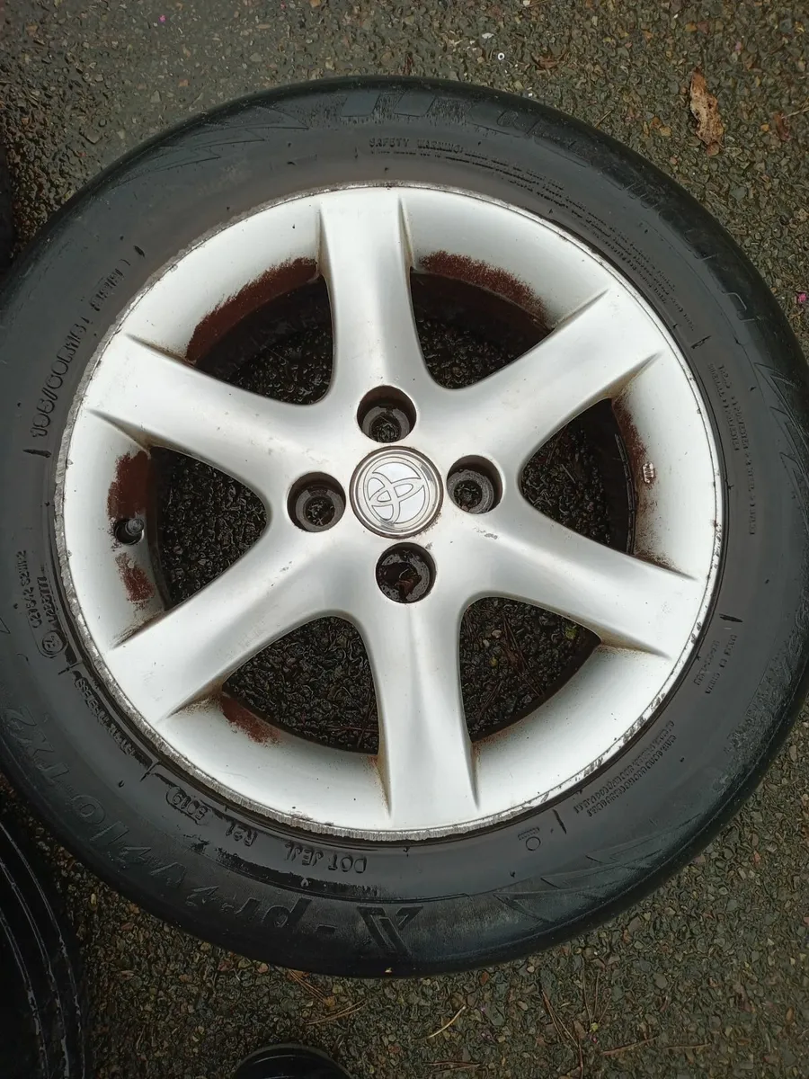 3.  2005  Toyota Corolla Alloy Wheels 30euro EACH - Image 2
