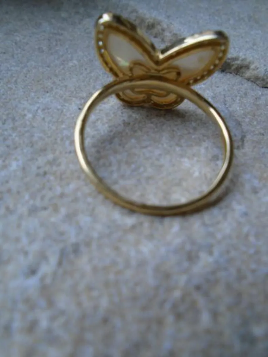 Butterfly ring. Jewellery,Ring, size O - Image 2