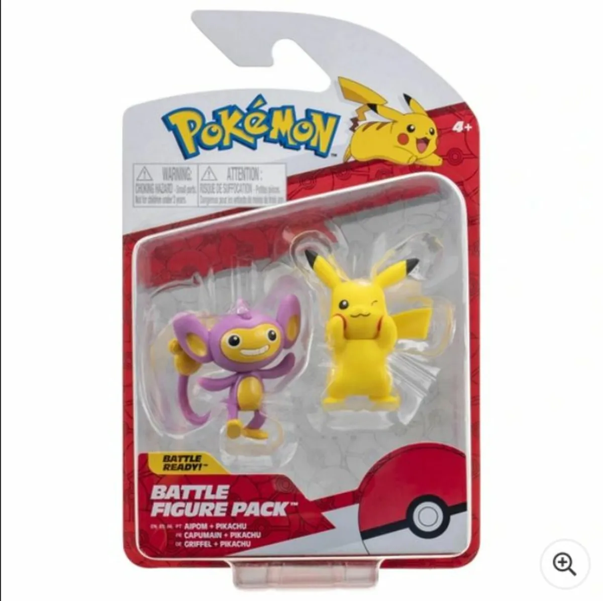 Pokémon Battle Figure 2-Pack - Pikachu & Aipom - Image 4