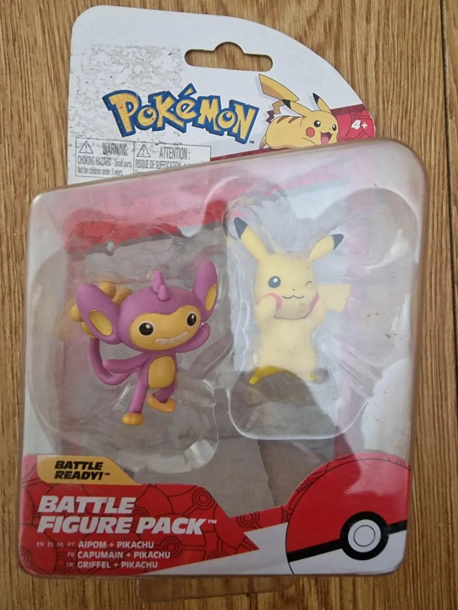 Pokémon Battle Figure 2-Pack - Pikachu & Aipom - Image 1