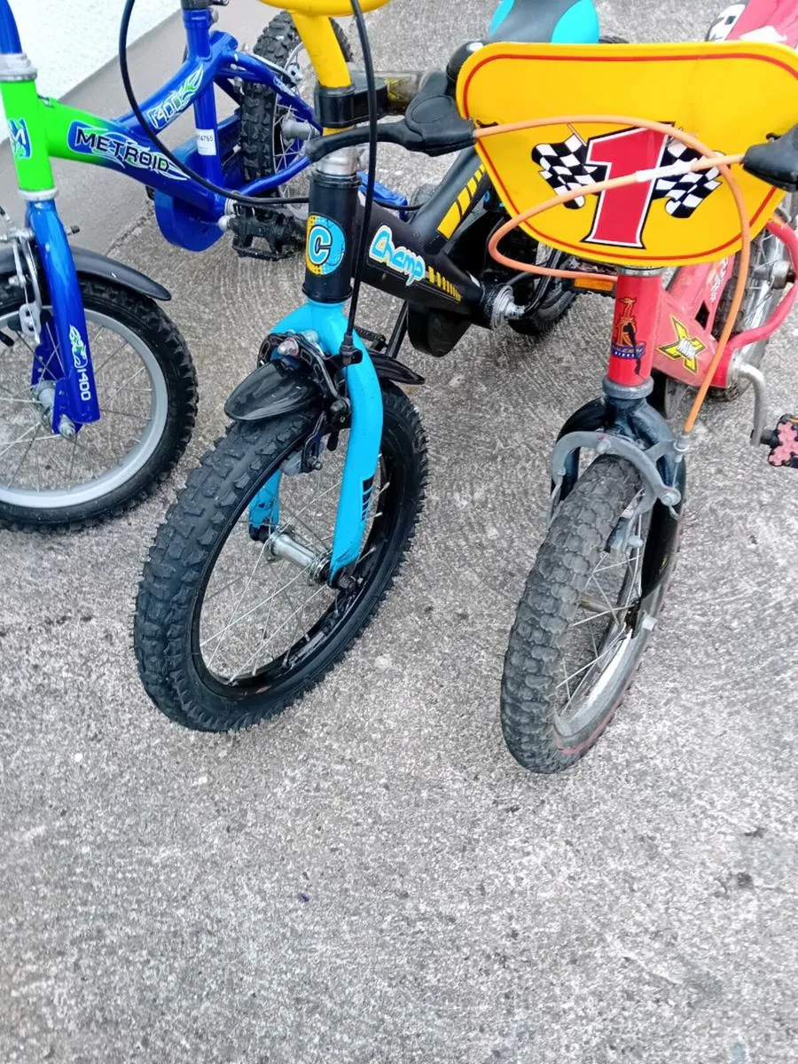 3 SMALL BOYS BIKES